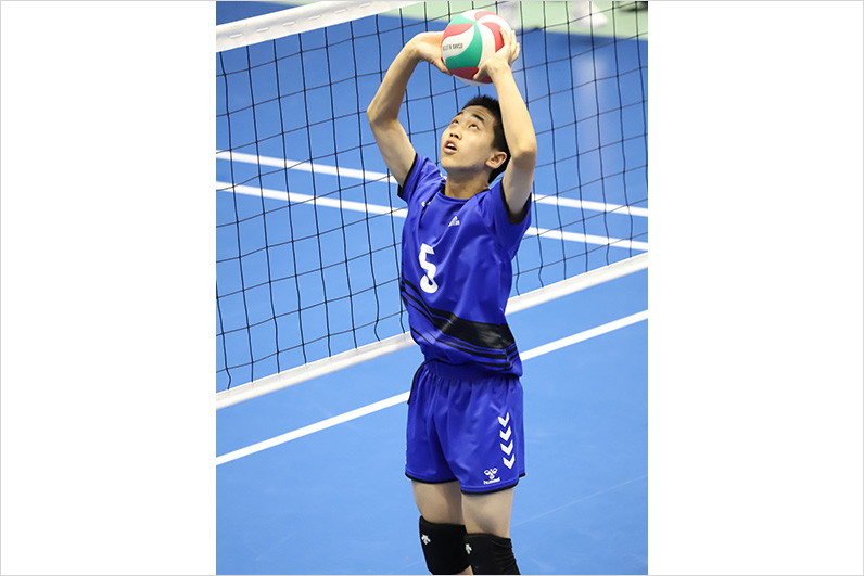 写真:試合中の選手の様子