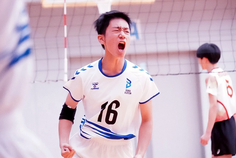 写真:試合中の選手の様子