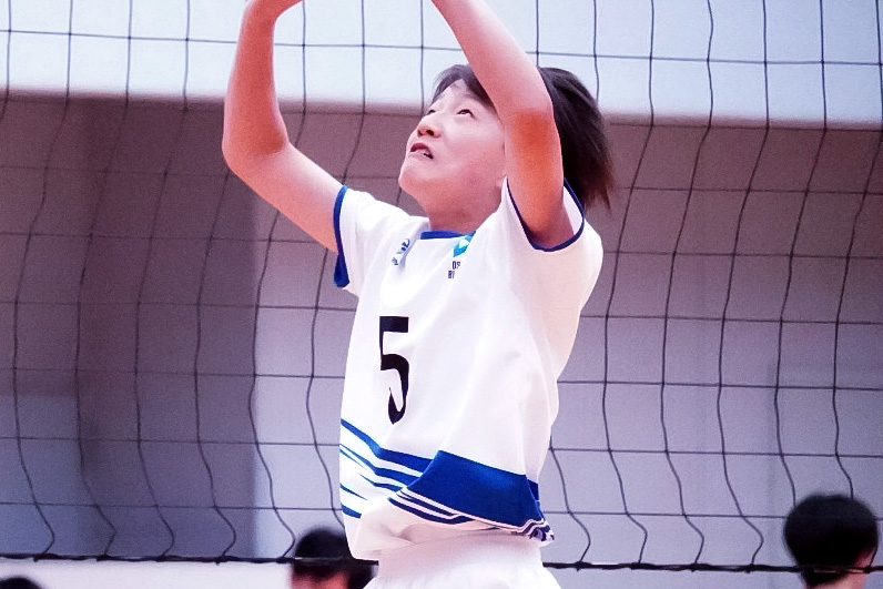写真:試合中の選手の様子