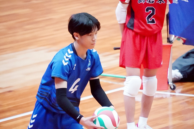 写真：試合中の選手の様子