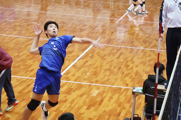 写真：試合中の選手の様子