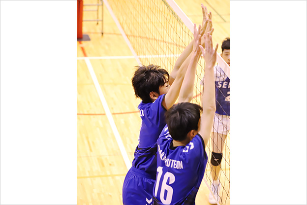 写真：試合中の選手の様子