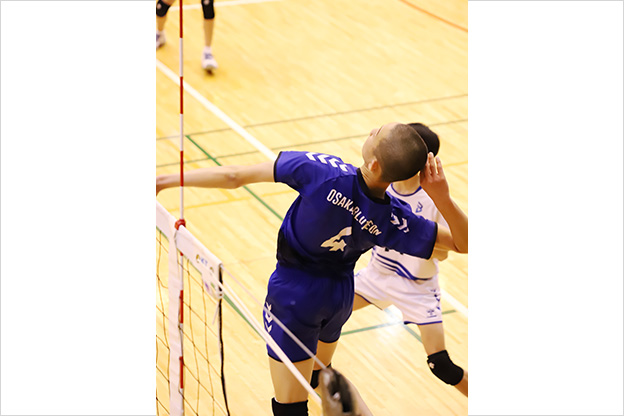 写真：試合中の選手の様子