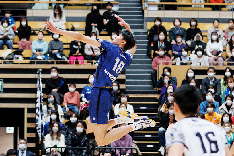 写真：山内選手とクビアク選手