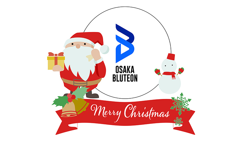 イラスト：OSAKA BLUTEON Merry Christmas