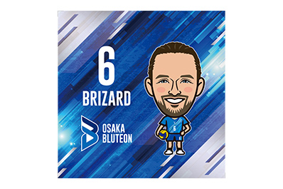 選手イラストステッカーのイメージ