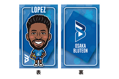 選手イラストトレーディングカードのイメージ