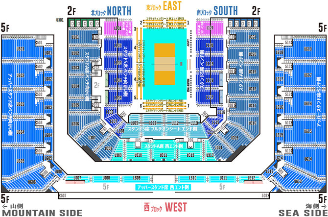 シートマップ全体